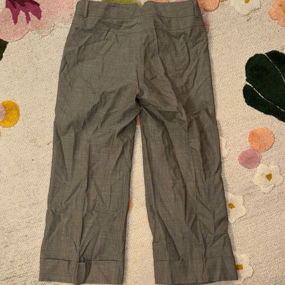Theory Women's Gray cuffed Ankle Pants - Picture 9 of 12